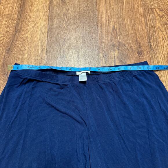 Eberyjey Navy Blue Pajama Pants Super Soft Size Medium Elastic Waist Womens - Picture 6 of 7